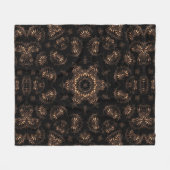 Bronstijd Mandala Fleece Deken (Voorkant (Horizontaal))