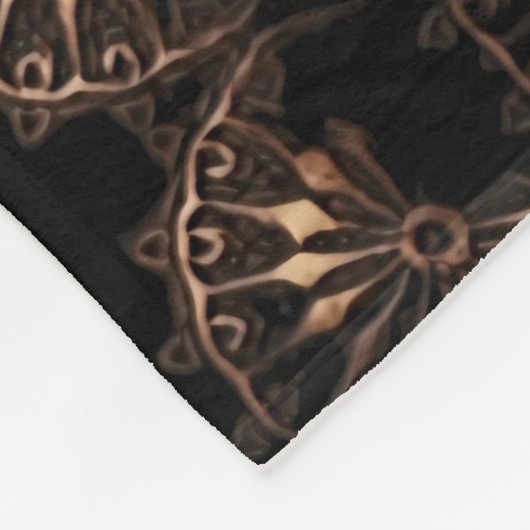 Bronstijd Mandala Fleece Deken (Hoek)