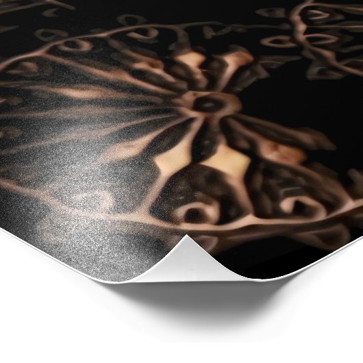 Bronstijd Mandala Foto Afdruk (Hoek)