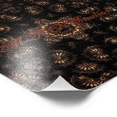 Bronstijd Mandala Foto Afdruk (Hoek)