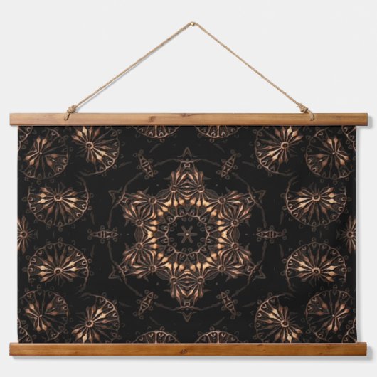 Bronstijd Mandala Hangend Wandkleed (Voorkant)