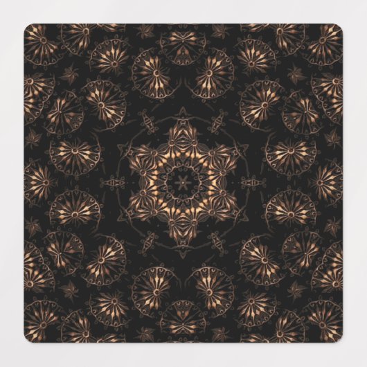 Bronstijd Mandala Labels (Design 1)