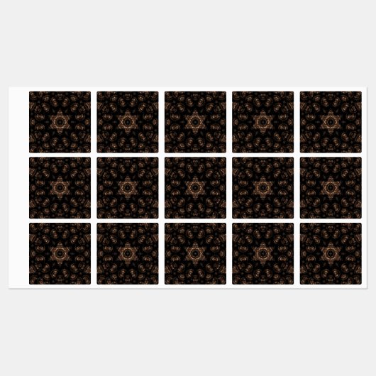 Bronstijd Mandala Labels (Vel)