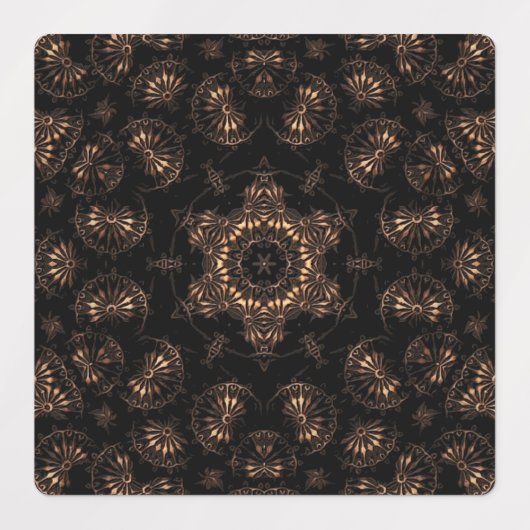 Bronstijd Mandala Labels (Design 2)