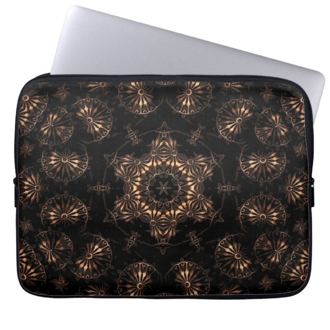 Bronstijd Mandala Laptop Sleeve (Voorkant)