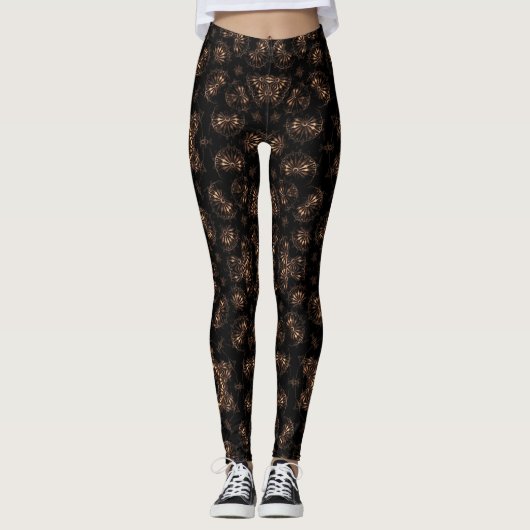 Bronstijd Mandala Leggings (Voorkant)