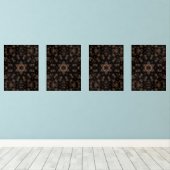 Bronstijd Mandala Muurkunst Sets (Houten vloer)