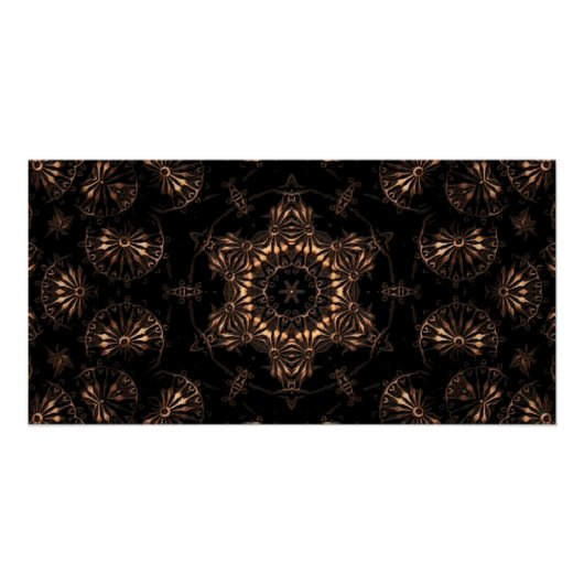 Bronstijd Mandala Perfect Poster (Voorkant)