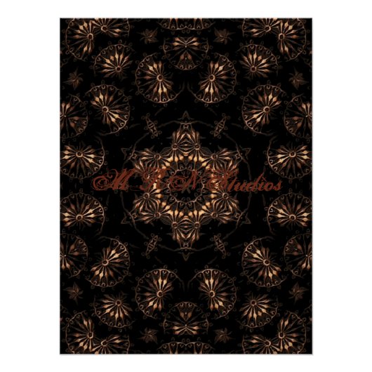 Bronstijd Mandala Perfect Poster (Voorkant)