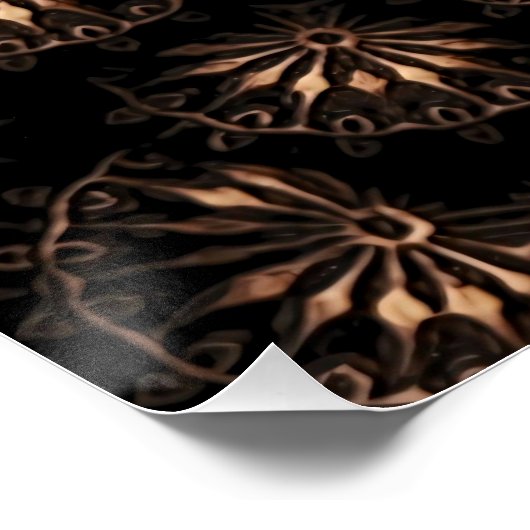 Bronstijd Mandala Perfect Poster (Hoek)