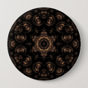 Bronstijd Mandala Ronde Button 4,0 Cm