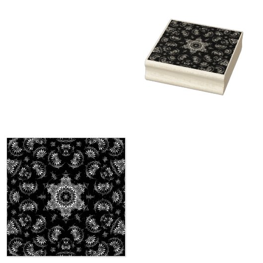 Bronstijd Mandala Rubberstempel (Gestempeld)