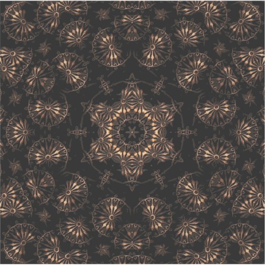 Bronstijd Mandala Sticker (Voorkant)