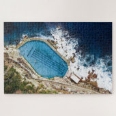 Bronte Baths Ocean Pool Sydney Aerial Seascapes Legpuzzel (Horizontaal)