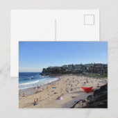 Bronte Beach op een Briefkaart van een milde zomer (Voorkant / Achterkant)
