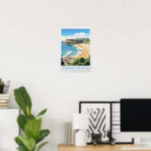 Bronte Beach Reisposter - Stunning Australië Poster (Thuiskantoor)