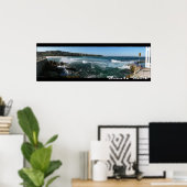 Bronte Beach, Sydney Panorama Poster - Aangepast (Thuiskantoor)