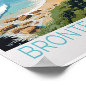 Bronte Beach Travel Poster - Verbluffend Australië (Hoek)