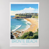 Bronte Beach Travel Poster - Verbluffend Australië (Voorkant)