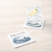 Bronte Country Haworth Kerk en pastorie Kartonnen Onderzetters (Insitu)