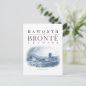 Bronte Land met Haworth Church en Parsonage Briefkaart (Staand voorkant)