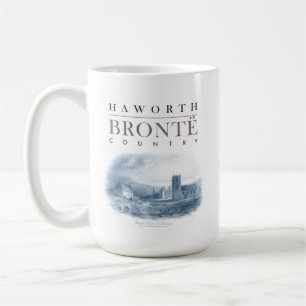 Bronte Land met Haworth Church en Parsonage Koffiemok