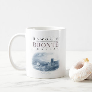 Bronte Land met Haworth Church en Parsonage Koffiemok