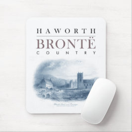 Bronte Land met Haworth Church en Parsonage Muismat