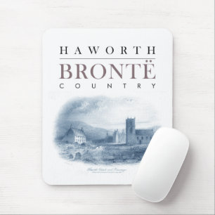 Bronte Land met Haworth Church en Parsonage Muismat