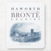 Bronte Land met Haworth Church en Parsonage Muismat (Voorkant)