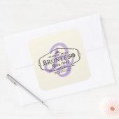 Brontë Literaire Boekenclub Vierkante Sticker (Envelop)