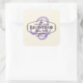 Brontë Literaire Boekenclub Vierkante Sticker (Tas)