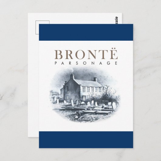 Bronte Parsonage Huis van de Brontes Briefkaart (Voorkant / Achterkant)
