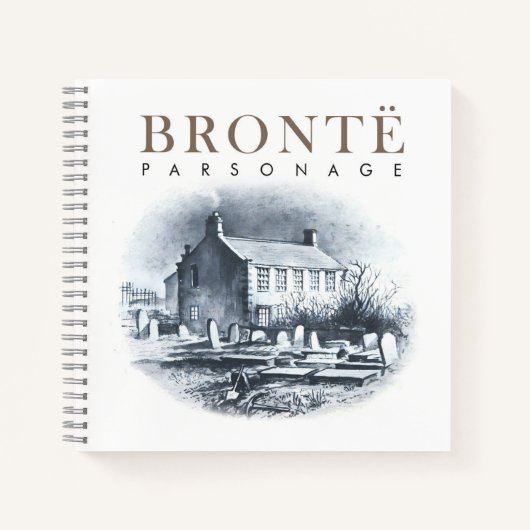 Bronte Parsonage Huis van de Brontes Notitieboek (Voorkant)