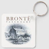 Bronte Parsonage Huis van de Brontes Sleutelhanger (Achterkant)