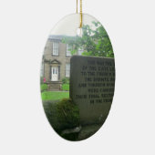 Bronte Parsonage in Haworth Keramisch Ornament (Rechts)