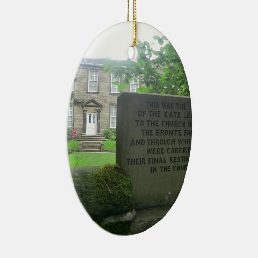 Bronte Parsonage in Haworth Keramisch Ornament (Rechts)