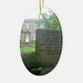 Bronte Parsonage in Haworth Keramisch Ornament (Links)