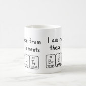 Bronte periodieke lijstnaam mok (Center)