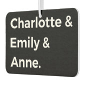 Brontë Sisters I - Charlotte & Emily & Anne Luchtverfrisser (Links)