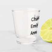 Brontë Sisters I - Charlotte & Emily & Anne Shot Glas (Links)