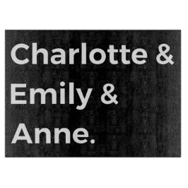 Brontë Sisters I - Charlotte & Emily & Anne Snijplank