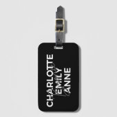 Brontë Sisters II - Charlotte & Emily & Anne Bagagelabel (Voorkant (verticaal))