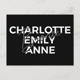 Brontë Sisters II - Charlotte & Emily & Anne Briefkaart