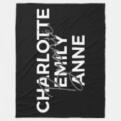 Brontë Sisters II - Charlotte & Emily & Anne Fleece Deken (Voorkant)