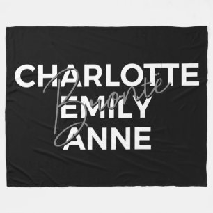 Brontë Sisters II - Charlotte & Emily & Anne Fleece Deken