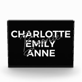 Brontë Sisters II - Charlotte & Emily & Anne Fotoblokken