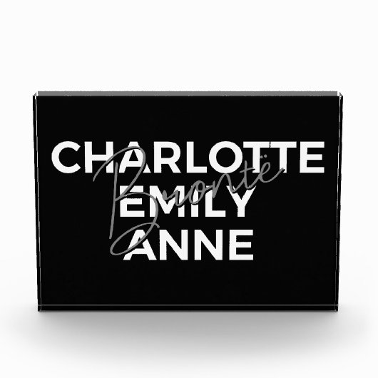 Brontë Sisters II - Charlotte & Emily & Anne Fotoblokken (Voorkant)