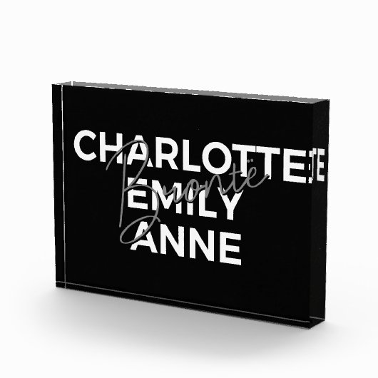 Brontë Sisters II - Charlotte & Emily & Anne Fotoblokken (Rechts)
