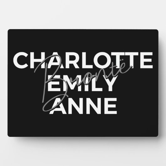 Brontë Sisters II - Charlotte & Emily & Anne Fotoplaat (voorkant)